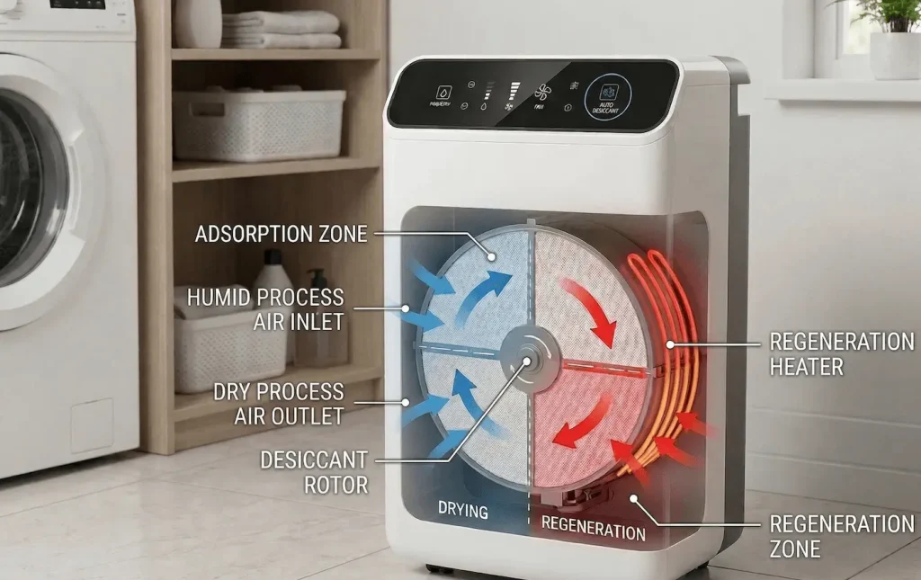 desiccant dehumidifier